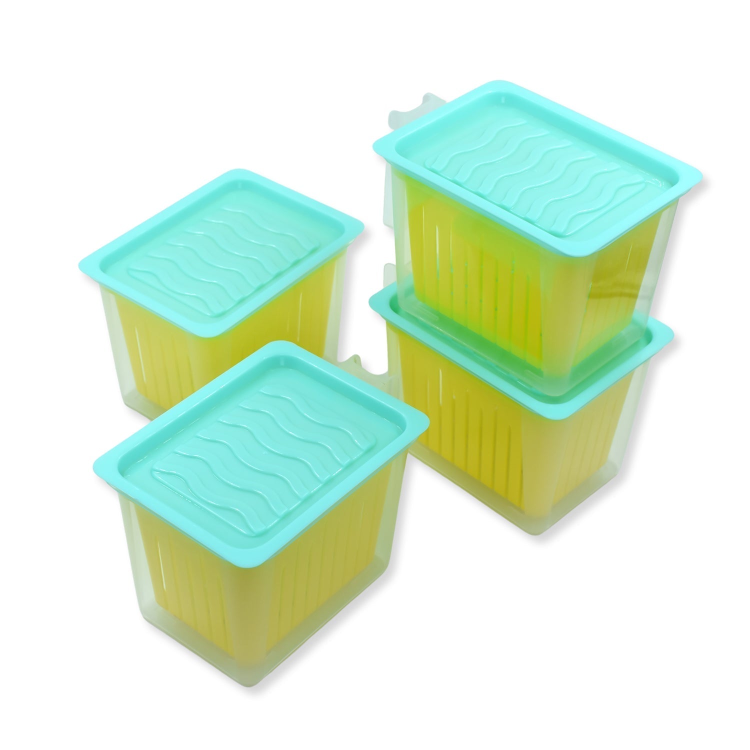 Transparent plastic storage containers for fridge and kitchen organization Transparent plastic storage containers for fridge and kitchen organization